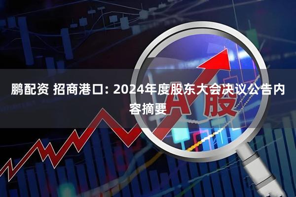 鹏配资 招商港口: 2024年度股东大会决议公告内容摘要