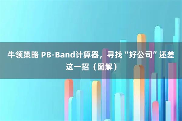 牛领策略 PB-Band计算器，寻找“好公司”还差这一招（图解）