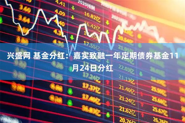 兴盛网 基金分红：嘉实致融一年定期债券基金11月24日分红